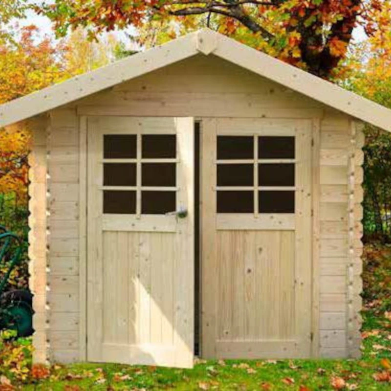 Abri De Jardin En Bois Massif 28mm Lannion Porte Double 8,88m² - SOLID 3 Abri De Jardin En Bois Massif 28mm Lannion Porte Double 8,88m² - SOLID