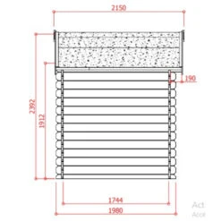 Abri De Jardin En Bois Massif 28mm Saran Porte Simple 5,9m² SOLID -Boutique De Jardin abri de jardin en bois massif 28mm saran porte simple 59m solid 2
