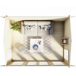 Abri De Jardin En Bois Massif 34mm Olos 11,7m² + Plancher – Luoman 9 Abri De Jardin En Bois Massif 34mm Olos 11,7m² + Plancher – Luoman -Boutique De Jardin abri de jardin en bois massif 34mm olos 117m plancher luoman 2