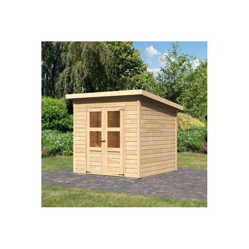 Abri De Jardin En Bois Massif 4,54m² Merseburg 4 - Karibu 3 Abri De Jardin En Bois Massif 4,54m² Merseburg 4 - Karibu