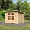 Abri De Jardin En Bois Massif 4,57m² Stockach 3 – Karibu -Boutique De Jardin abri de jardin en bois massif 457m stockach 3 woodfeeling