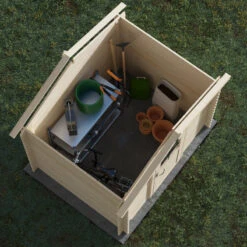 Abri De Jardin En Bois Massif 4,9m² KARIBA – Madriers 19mm – Forest Style -Boutique De Jardin abri de jardin en bois massif 49m kariba madriers 19mm forest style 3