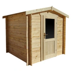Abri De Jardin En Bois Massif 4m² PRIMO - Madriers 28mm Gardy Shelter -Boutique De Jardin abri de jardin en bois massif 4m primo madriers 28mm gardy shelter 2