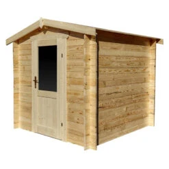 Abri De Jardin En Bois Massif 4m² PRIMO - Madriers 28mm Gardy Shelter -Boutique De Jardin abri de jardin en bois massif 4m primo madriers 28mm gardy shelter 3
