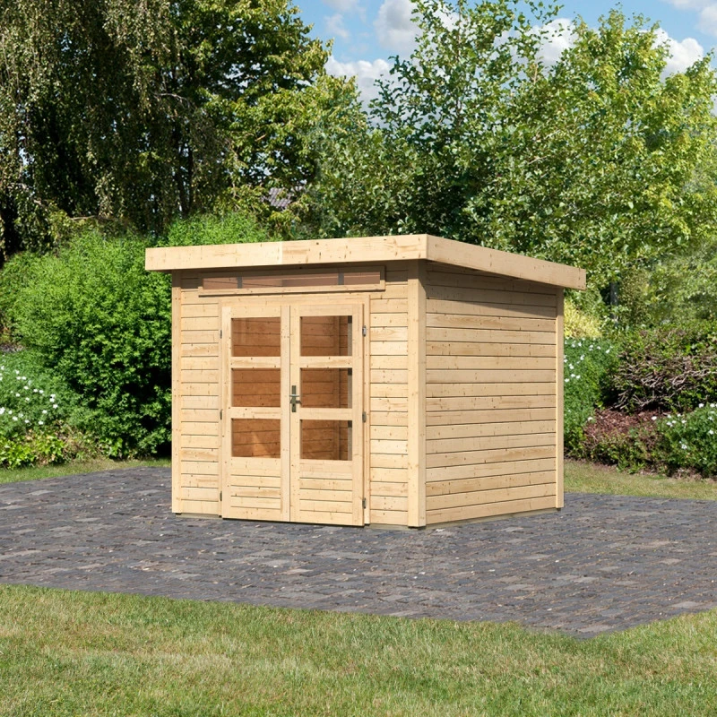 Abri De Jardin En Bois Massif 5,95m² Kandern 3 – Karibu 3 Abri De Jardin En Bois Massif 5,95m² Kandern 3 – Karibu
