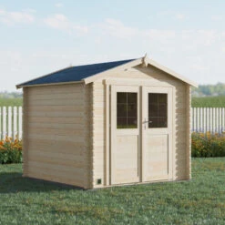 Abri De Jardin En Bois Massif 5,9m² JUNO – Madriers 19mm – Forest Style -Boutique De Jardin abri de jardin en bois massif 62m malawi madriers 19mm forest style 3