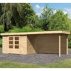 Abri De Jardin En Bois Massif 6,55m² Askola 4 Avec Appentis 280cm Et Paroi Arrière – Karibu 2 Abri De Jardin En Bois Massif 6,55m² Askola 4 Avec Appentis 280cm Et Paroi Arrière – Karibu -Boutique De Jardin abri de jardin en bois massif 655m askola 4 avec appentis 280cm et paroi arriere woodfeeling