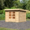 Abri De Jardin En Bois Massif 7,04m² Bastrup 3 – Karibu -Boutique De Jardin abri de jardin en bois massif 704m bastrup 3 woodfeeling