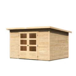 Abri De Jardin En Bois Massif 7,50m² Stockach 5 – Karibu -Boutique De Jardin abri de jardin en bois massif 750m stockach 5 woodfeeling 2