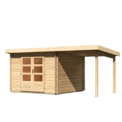 Abri De Jardin En Bois Massif 8,82m² Bastrup 5 Avec Appentis 200cm – Karibu 10 Abri De Jardin En Bois Massif 8,82m² Bastrup 5 Avec Appentis 200cm – Karibu -Boutique De Jardin abri de jardin en bois massif 882m bastrup 5 avec appentis 200cm woodfeeling 2