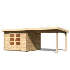 Abri De Jardin En Bois Massif 8,82m² Bastrup 5 Avec Appentis 300cm – Karibu 10 Abri De Jardin En Bois Massif 8,82m² Bastrup 5 Avec Appentis 300cm – Karibu -Boutique De Jardin abri de jardin en bois massif 882m bastrup 5 avec appentis 300cm woodfeeling 2