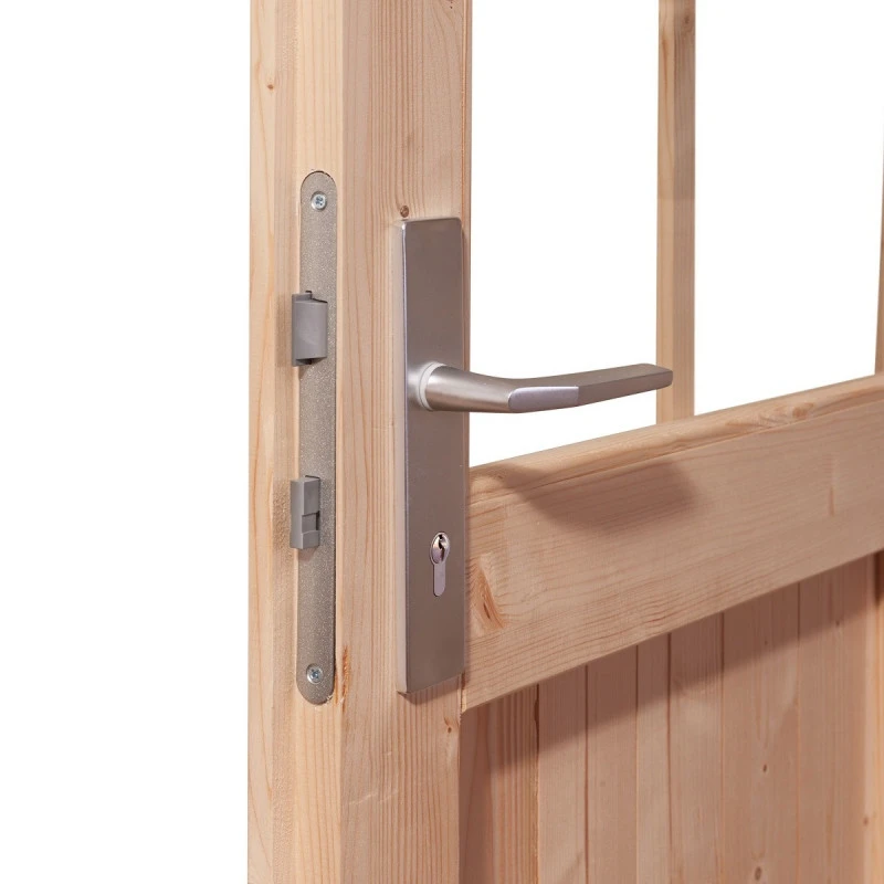 Abri De Jardin En Bois Massif 8,88m² Kastorf 7 Avec Appentis 320cm – Karibu 7 Abri De Jardin En Bois Massif 8,88m² Kastorf 7 Avec Appentis 320cm – Karibu – Image 5