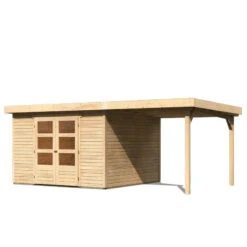 Abri De Jardin En Bois Massif 9,24m² Askola 6 Avec Appentis 240cm – Karibu 11 Abri De Jardin En Bois Massif 9,24m² Askola 6 Avec Appentis 240cm – Karibu -Boutique De Jardin abri de jardin en bois massif 924m askola 6 avec appentis 240cm woodfeeling 3