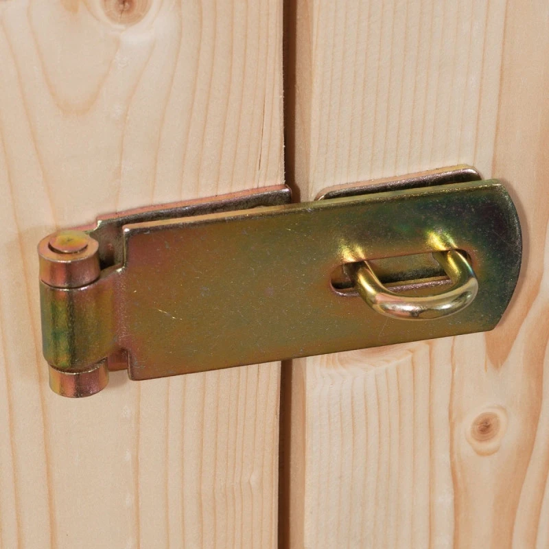 Abri De Jardin En Bois Massif 9,27m² Retola 6 Avec Armoire Intégrée Et Appentis 240cm – Karibu 8 Abri De Jardin En Bois Massif 9,27m² Retola 6 Avec Armoire Intégrée Et Appentis 240cm – Karibu – Image 6