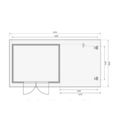 Abri De Jardin En Bois Massif Anthracite 10,60m² Bastrup 7 Avec Appentis 300cm Et Paroi Arrière – Karibu -Boutique De Jardin abri de jardin en bois massif anthracite 1060m bastrup 7 avec appentis 300cm et paroi arriere woodfeeling 2