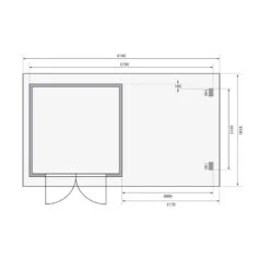 Abri De Jardin En Bois Massif Anthracite 8,82m² Bastrup 5 Avec Appentis 300cm – Karibu 12 Abri De Jardin En Bois Massif Anthracite 8,82m² Bastrup 5 Avec Appentis 300cm – Karibu -Boutique De Jardin abri de jardin en bois massif anthracite 882m bastrup 5 avec appentis 300cm woodfeeling 4