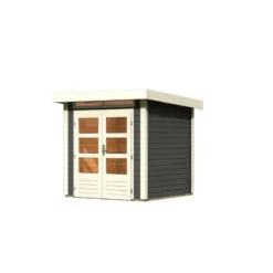 Abri De Jardin En Bois Massif Gris Terre 4,16m² Kandern 1 – WoodFeeling -Boutique De Jardin abri de jardin en bois massif gris terre 416m kandern 1 woodfeeling 2