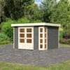 Abri De Jardin En Bois Massif Gris Terre 7,43m² Kerko 5 – Karibu 2 Abri De Jardin En Bois Massif Gris Terre 7,43m² Kerko 5 – Karibu -Boutique De Jardin abri de jardin en bois massif gris terre 743m kerko 5 woodfeeling