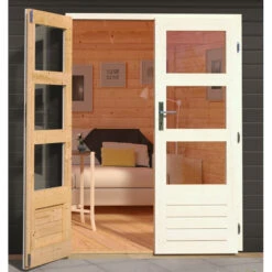 Abri De Jardin En Bois Massif Gris Terre 8,88m² Kandern 7 – Karibu -Boutique De Jardin abri de jardin en bois massif gris terre 888m kandern 7 woodfeeling 4