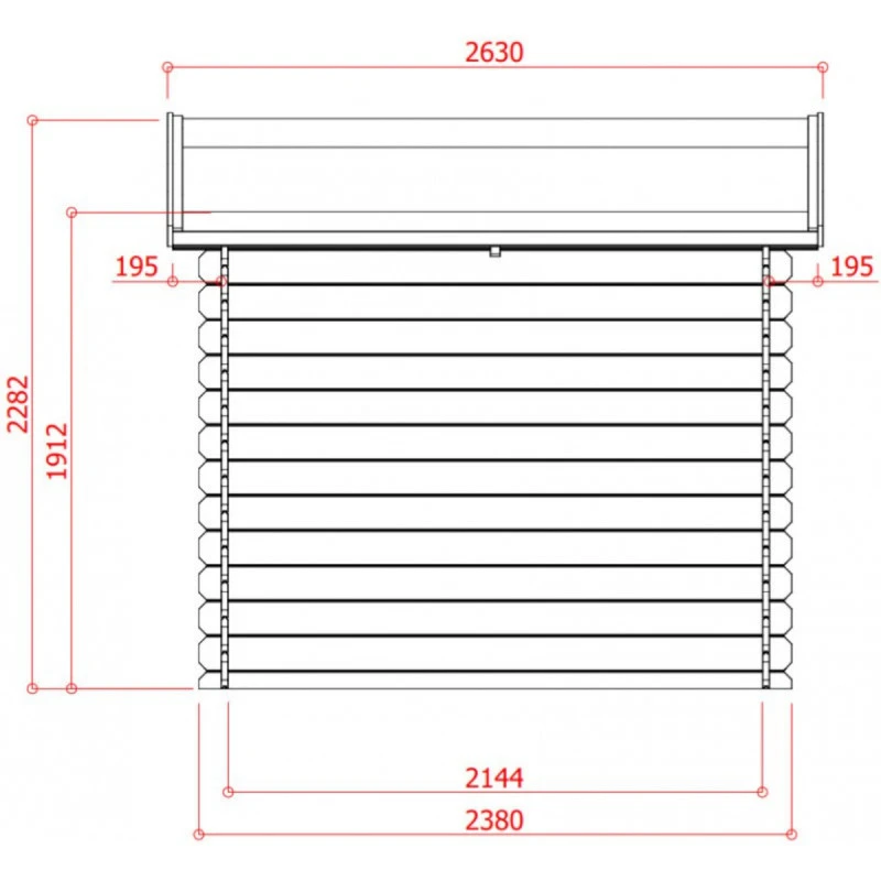 Abri De Jardin En Bois Traité Autoclave 28mm 7,09m² Toit Berceau SOLID 4 Abri De Jardin En Bois Traité Autoclave 28mm 7,09m² Toit Berceau SOLID – Image 2