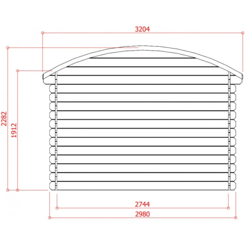 Abri De Jardin En Bois Traité Autoclave 28mm 7,09m² Toit Berceau SOLID 5 Abri De Jardin En Bois Traité Autoclave 28mm 7,09m² Toit Berceau SOLID – Image 3