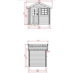 Abri De Jardin En Bois Traité Autoclave 28mm Laval Porte Simple 4,71m² SOLID 5 Abri De Jardin En Bois Traité Autoclave 28mm Laval Porte Simple 4,71m² SOLID -Boutique De Jardin abri de jardin en bois traite autoclave 28mm laval porte simple 471m solid 1