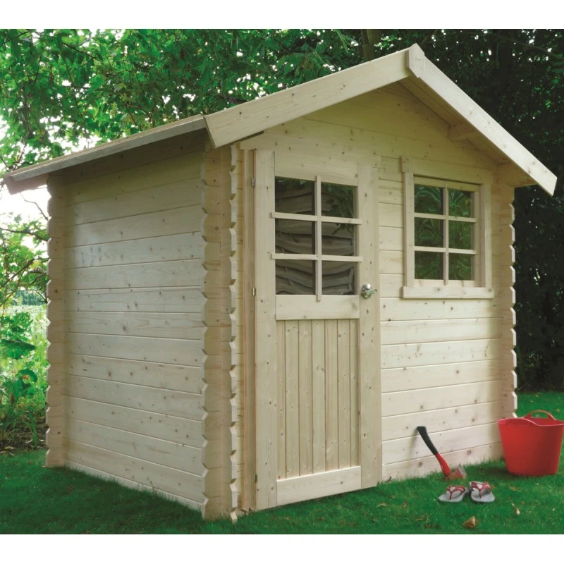Abri De Jardin En Bois Traité Autoclave 28mm Laval Porte Simple 4,71m² SOLID 3 Abri De Jardin En Bois Traité Autoclave 28mm Laval Porte Simple 4,71m² SOLID