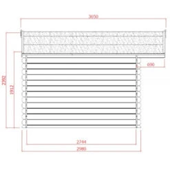 Abri De Jardin En Bois Traité Autoclave 28mm Niort Avec Double Porte 12,46m² - SOLID -Boutique De Jardin abri de jardin en bois traite autoclave 28mm niort avec double porte 1246m solid 2