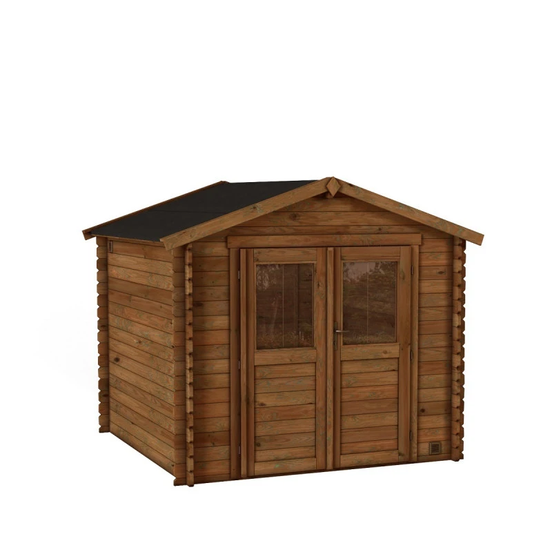 Abri De Jardin En Bois Traité Autoclave 4,9m² - Madriers 28mm - Nicia - Forest Style 6 Abri De Jardin En Bois Traité Autoclave 4,9m² - Madriers 28mm - Nicia - Forest Style – Image 4