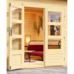 Abri De Jardin En Bois 14,98m² Avec Toit En Gradins - Värmland 2 - Karibu -Boutique De Jardin abri de jardin en bois1498m avec toit en gradins varmland 2 karibu 4