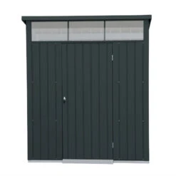 Abri De Jardin En Métal Anthracite 3,92m² + Kit D'ancrage + Kit De Fondation DURAMAX 9 Abri De Jardin En Métal Anthracite 3,92m² + Kit D'ancrage + Kit De Fondation DURAMAX -Boutique De Jardin abri de jardin en metal anthracite 392m duramax kit d ancrage kit de fondation 1