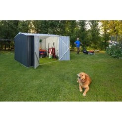 Abri De Jardin En Métal Colorbond Gris Ardoise 11,25m² EASYSHED -Boutique De Jardin abri de jardin en metal colorbond gris ardoise 1125m easyshed 5