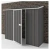 Abri De Jardin En Métal Colorbond Gris Compact 1,70m² EASYSHED -Boutique De Jardin abri de jardin en metal colorbond gris compact 170m easyshed