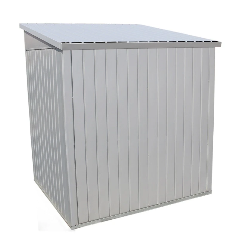 Abri De Jardin En Métal Gris 3,92m² + Kit D'ancrage + Kit De Fondation DURAMAX 8 Abri De Jardin En Métal Gris 3,92m² + Kit D'ancrage + Kit De Fondation DURAMAX – Image 6