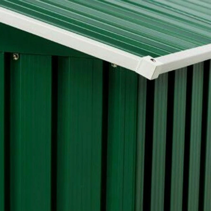 Abri De Jardin En Métal Vert Pin 7,81m² - DURAMAX + Kit D'ancrage 7 Abri De Jardin En Métal Vert Pin 7,81m² - DURAMAX + Kit D'ancrage – Image 5