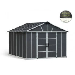 Abri De Jardin En Polycarbonate 11,7m² Avec Plancher YUKON - Palram - Canopia -Boutique De Jardin abri de jardin en polycarbonate 117m avec plancher yukon palram 2