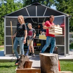 Abri De Jardin En Polycarbonate 11,7m² Avec Plancher YUKON - Palram - Canopia -Boutique De Jardin abri de jardin en polycarbonate 117m avec plancher yukon palram 4