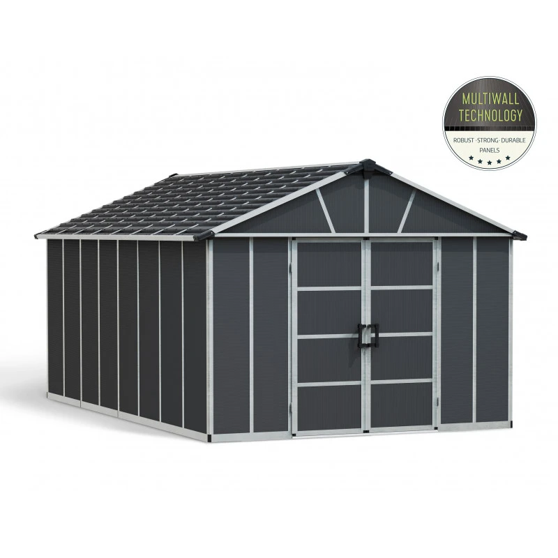 Abri De Jardin En Polycarbonate 17,2m² Sans Plancher YUKON - Palram - Canopia 4 Abri De Jardin En Polycarbonate 17,2m² Sans Plancher YUKON - Palram - Canopia – Image 2