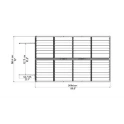 Abri De Jardin En Polycarbonate 5,28m² Skylight Amber - Palram - Canopia 10 Abri De Jardin En Polycarbonate 5,28m² Skylight Amber - Palram - Canopia -Boutique De Jardin abri de jardin en polycarbonate 528m skylight amber palram 2
