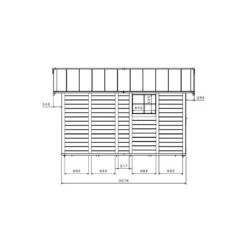 Abri De Jardin En PVC 11,2m² DECO Gris Foncé Et Blanc Grosfillex + Kit Ancrage Offert -Boutique De Jardin abri de jardin en pvc 112m deco gris fonce et blanc grosfillex 4