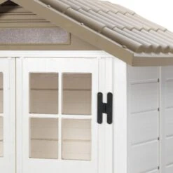 Abri De Jardin En PVC 1,97m² Avec Plancher Evo Tuscany 120 – Garofalo -Boutique De Jardin abri de jardin en pvc 197m avec plancher evo tuscany 120 garofalo 5