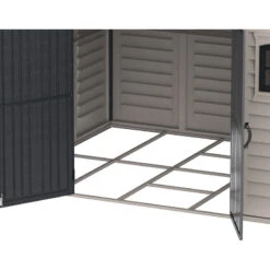 Abri De Jardin En PVC 8,05m² DarkGrey Premium + Kit De Fondation DURAMAX -Boutique De Jardin abri de jardin en pvc 805m darkgrey premium duramax kit de fondation 4