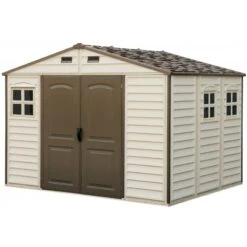 Abri De Jardin En PVC WoodStyle Premium 7,68m² Duramax -Boutique De Jardin abri de jardin en pvc woodstyle premium 768m duramax 4