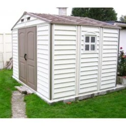 Abri De Jardin En PVC WoodStyle Premium 7,68m² Duramax -Boutique De Jardin abri de jardin en pvc woodstyle premium 768m duramax 5