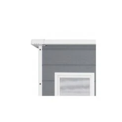 Abri De Jardin En Résine 2,06m² Monopente + Plancher Gris Keter -Boutique De Jardin abri de jardin en resine 206m monopente plancher gris keter 5