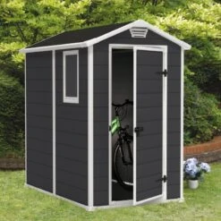 Abri De Jardin En Résine 2,5m² Premium 46 S + Plancher - Keter -Boutique De Jardin abri de jardin en resine 25m premium 46 s plancher keter 3