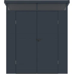 Abri De Jardin En Résine 3,24m² Anthracite Toit Monopente Skylight + Plancher - Jobu -Boutique De Jardin abri de jardin en resine 324m anthracite toit monopente skylight plancher jobu 3