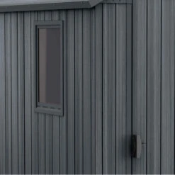 Abri De Jardin En Résine Aspect Bois Grisé 2,3m² Darwin 46 + Plancher - Keter -Boutique De Jardin abri de jardin en resine aspect bois grise 23m darwin 46 plancher keter 4