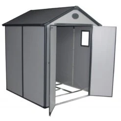 Abri De Jardin En Résine Gris 3,65m² + Kit De Fondation - JOBU 11 Abri De Jardin En Résine Gris 3,65m² + Kit De Fondation - JOBU -Boutique De Jardin abri de jardin en resine gris 365m kit de fondation jobu 3