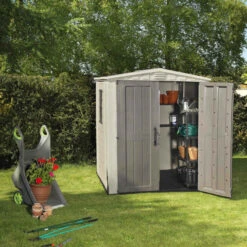 Abri De Jardin En Résine Sydney 3,48m² + Plancher Keter -Boutique De Jardin abri de jardin en resine sydney 348m plancher keter 2